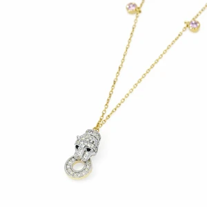 عقد بانثر فضة 925