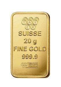 سبيكة ذهب صافي 20 جرام عيار 24 قيراط