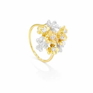 خاتم بتلات متفتّحة