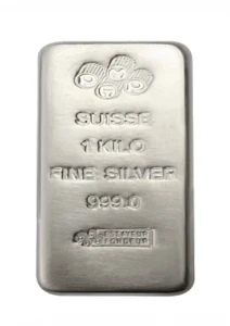 سبيكة فضة سويسري صافية 1 كيلو جرام عيار 999