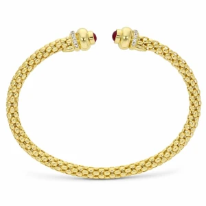 سوار النسيج الذهبي الدائري