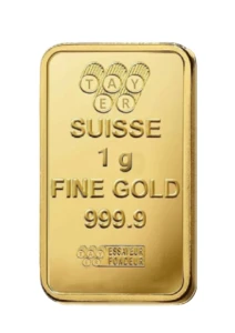 سبيكة ذهب صافي 1 جرام عيار 24 قيراط